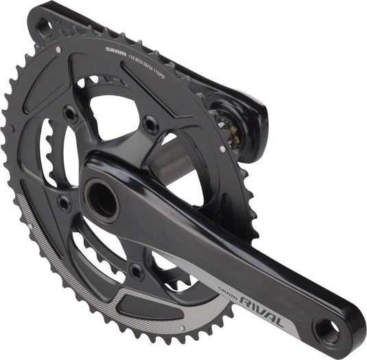 SRAM Rival 22 Crankset - 175mm 11-Speed 50/34t 110 BCD GXP Spindle Interface BLK