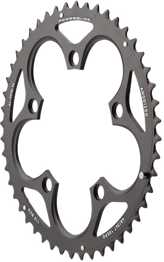 SRAM Force/Rival/Apex 48T 10-Speed 110mm BLK Chainring BB30 Crank Short Over-shift Pin Use 34T