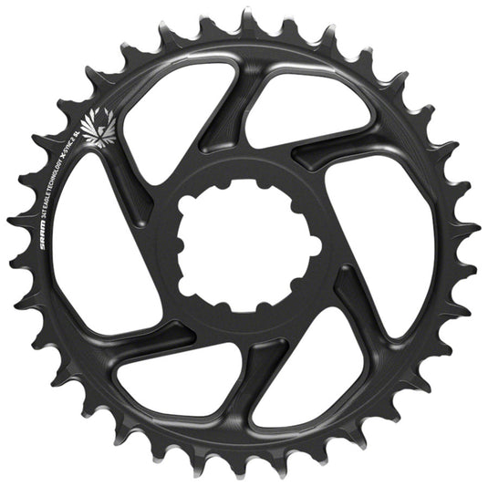 SRAM X-Sync 2 Eagle SL Direct Mount Chainring 36T Boost 3mm Offset BLK Gray Logo