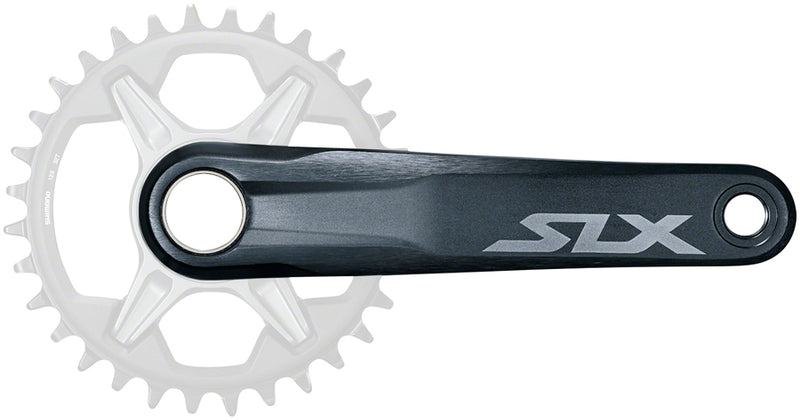 Load image into Gallery viewer, Shimano SLX FC-M7100-1 Crankset - 170mm 12-Speed 1x Direct Mount Hollowtech II Spindle Interface BLK
