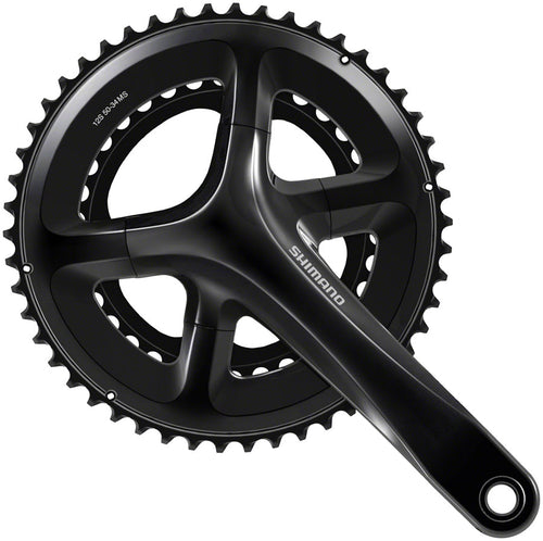 Shimano 105 FC-RS520 Crankset - 170mm 12-Speed 50/34t 110 Asymmetric BCD Hollowtech II Spindle Interface BLK