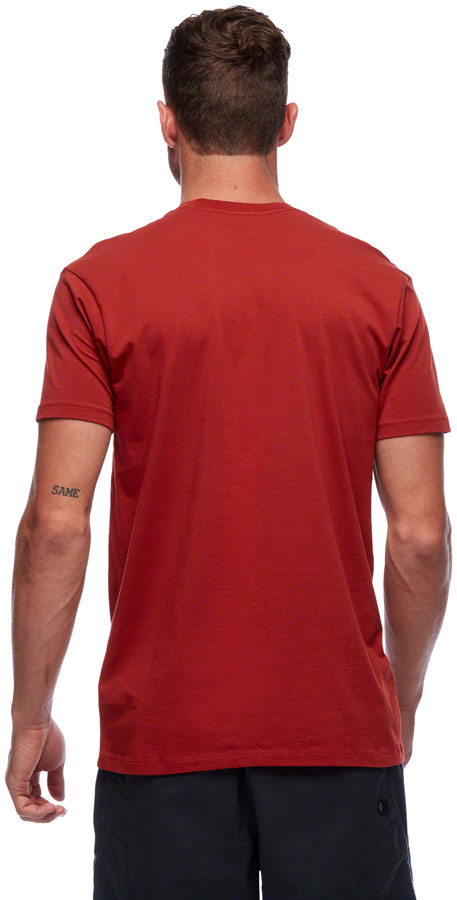 Load image into Gallery viewer, Black Diamond Block Print Mountain Tee - Red Rock Mens X-Large
