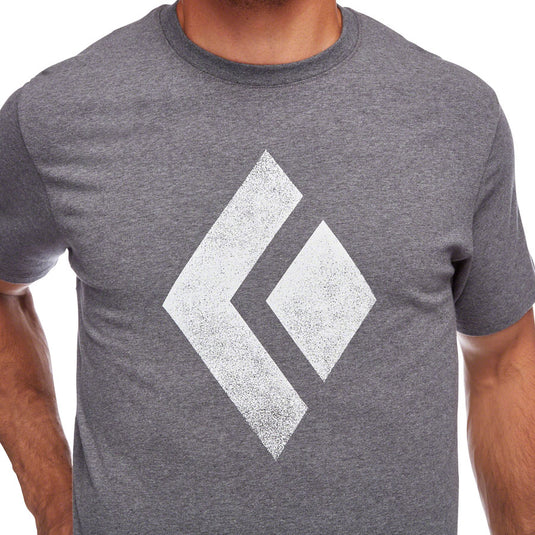 Black Diamond Chalked Up Tee - Charcoal Heather Mens Small