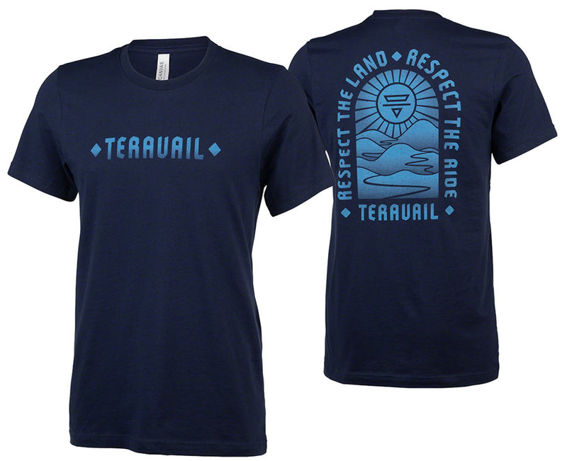 Load image into Gallery viewer, Teravail Landmark T-Shirt - Navy Unisex Small
