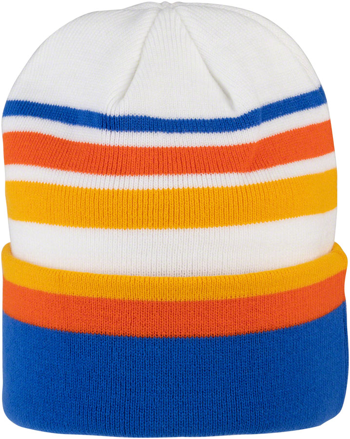 Load image into Gallery viewer, 45NRTH Dawning Beanie - Yellow/Orange/Blue One Size
