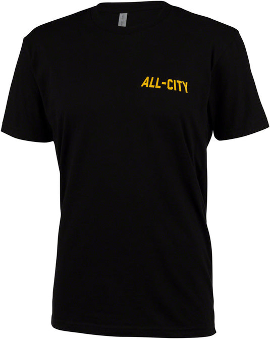 All-City Club Tropic Mens T-Shirt - Black Small
