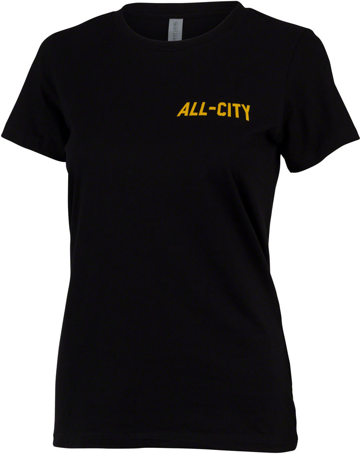 Load image into Gallery viewer, All-City Club Tropic Womens T-Shirt - Black Medium
