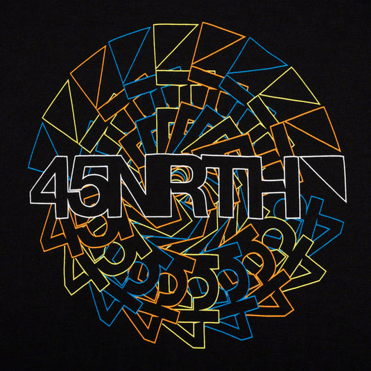 45NRTH Rune Wool T-Shirt - Unisex Black Large