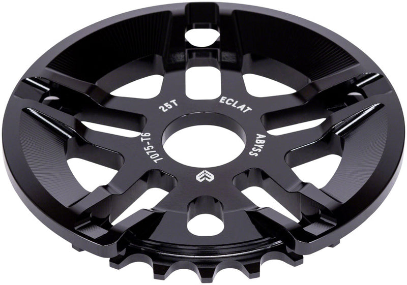 Load image into Gallery viewer, Eclat Abyss Guard Chainring Teeth: 25 7075-T6 Aluminum Black
