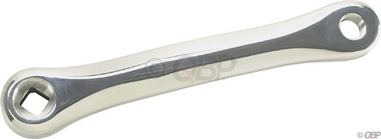 Sugino MS 175mm Left Low Profile Square Taper Crank Arm: Silver