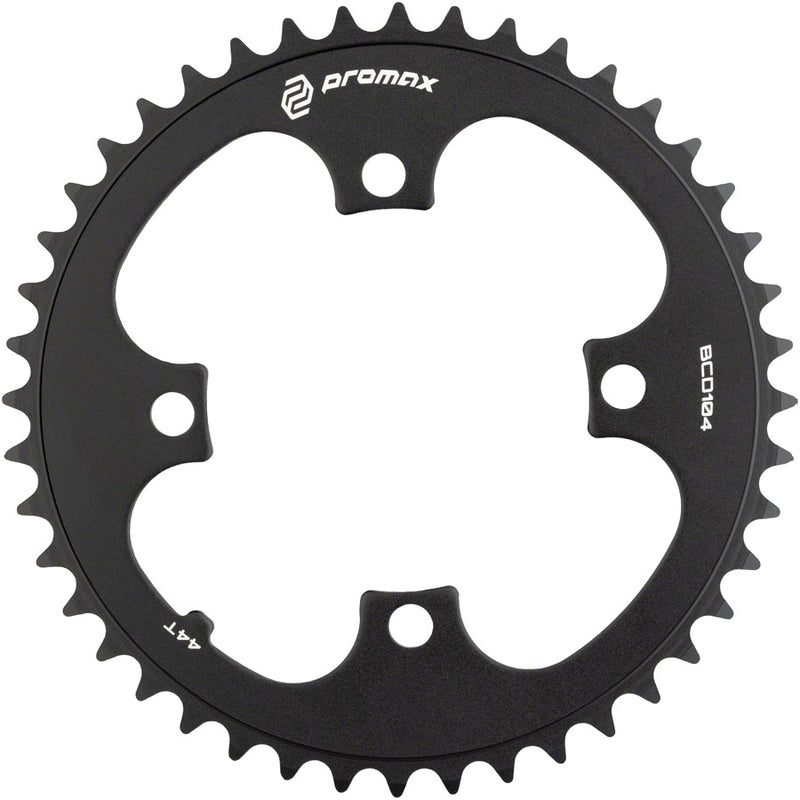 Load image into Gallery viewer, Promax 4-Bolt Chainring - 44t 104 BCD Black
