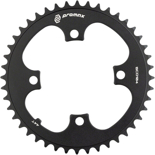 Promax 4-Bolt Chainring - 44t 104 BCD Black