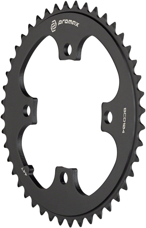 Load image into Gallery viewer, Promax 4-Bolt Chainring - 44t 104 BCD Black
