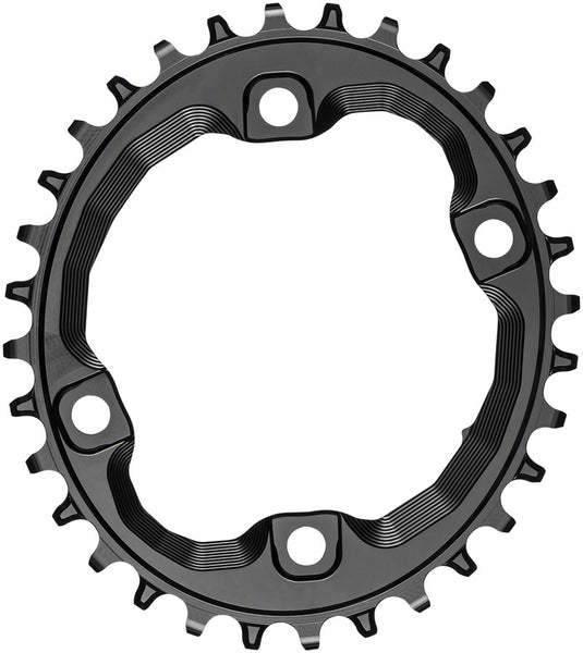 absoluteBLACK Oval 96 BCD Chainring - 32t 96 Shimano Asymmetric BCD 4-Bolt Requires Hyperglide+ Chain