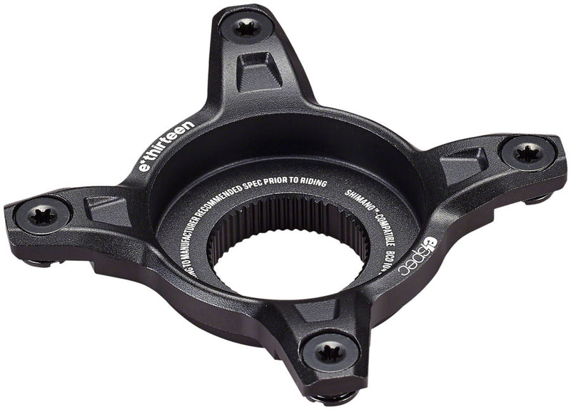 Load image into Gallery viewer, e*thirteen e*spec 104BCD Aluminum Direct Mount Spider - 104BCD 55mm CL Incl. Bolts Shimano EP8 BLK
