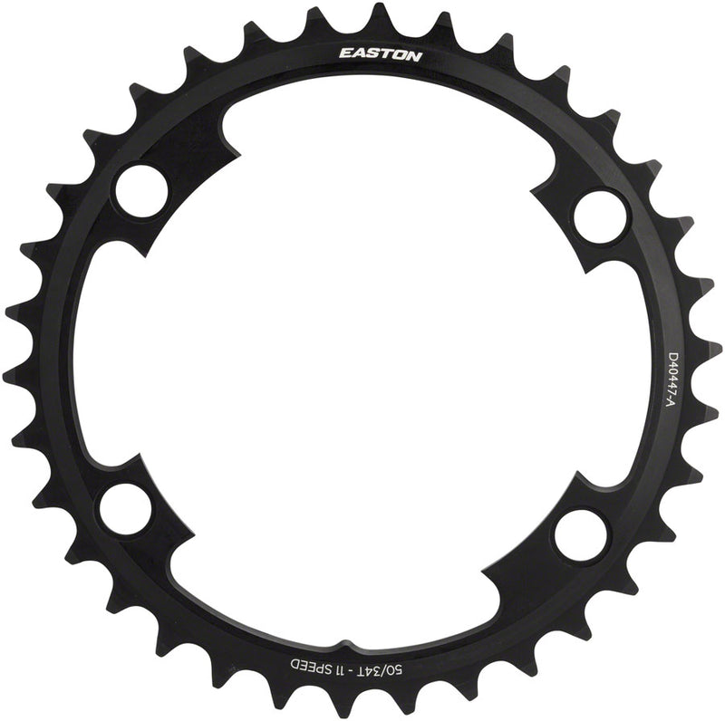 Load image into Gallery viewer, Easton Asymmetric Chainring: 4-Bolt 11-Speed 34t Black
