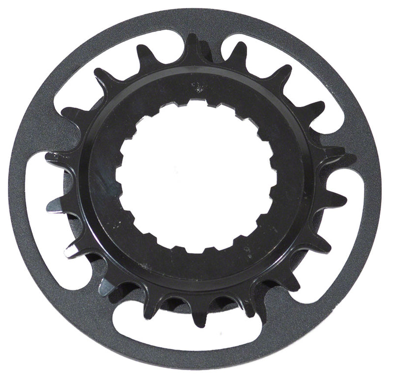 Load image into Gallery viewer, Samox Bosch GEN 2 Steel CNC Chainring with Single Chainguide - 18t Black
