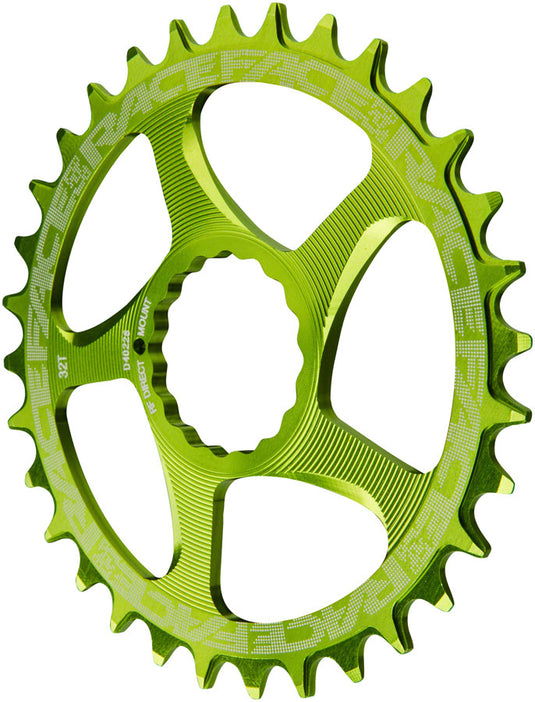 RaceFace Narrow Wide Chainring: Direct Mount CINCH 28t Green