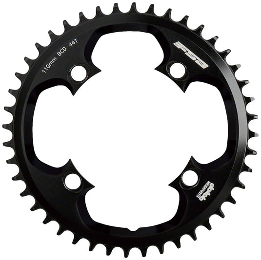 Full Speed Ahead Gossamer Pro MegaTooth Chainring - 44t 110 FSA ABS BCD 4-Bolt Aluminum For 1 x 11-Speed BLK