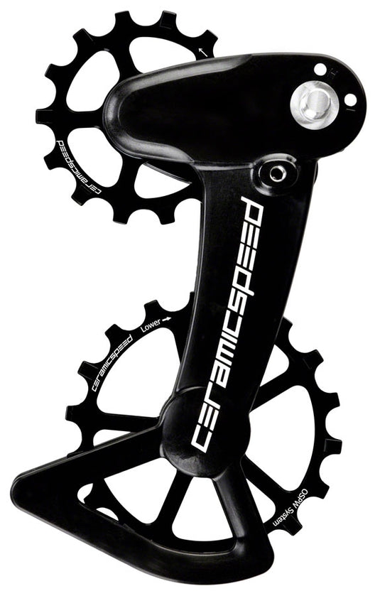 CeramicSpeed OSPW X Pulley Wheel System Shimano XT/XTR 1x12  - Alloy Pulley Carbon Cage BLK
