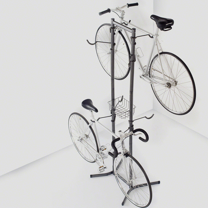 Load image into Gallery viewer, Delta 4-Bike Free Standing Rack With Basket
