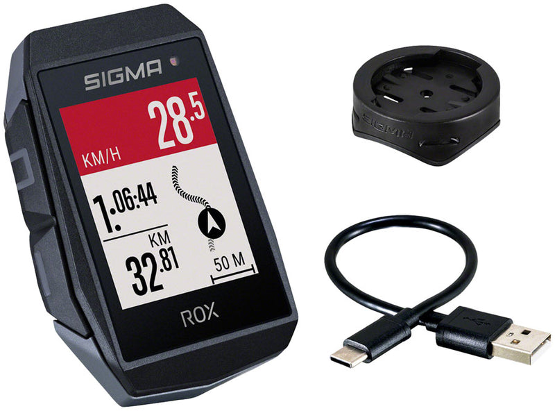 Load image into Gallery viewer, Sigma ROX 11.1 EVO GPS Bike Computer - Wireless Rechargeable Black
