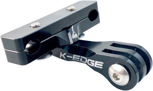 K-EDGE Go BIG Pro Saddle Rail Camera Mount GoPro Garmin Shimano BLK