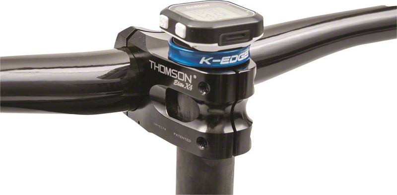 Load image into Gallery viewer, K-EDGE Gravity Stem Cap Mount for Garmin Quarter Turn Type Computers Blue
