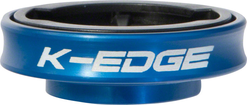 Load image into Gallery viewer, K-EDGE Gravity Stem Cap Mount for Garmin Quarter Turn Type Computers Blue
