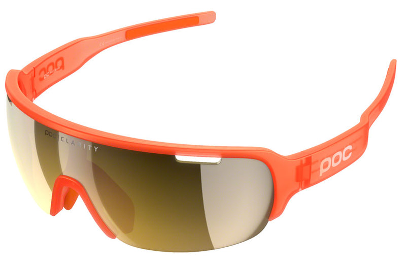 Load image into Gallery viewer, POC Do Half Blade Sunglasses - Orange Translucent
