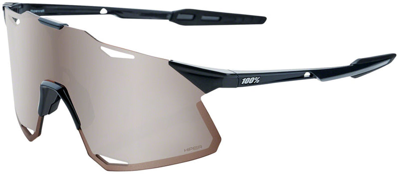 Load image into Gallery viewer, 100% Hypercraft Sunglasses - Matte Black Soft Gold Mirror Lens
