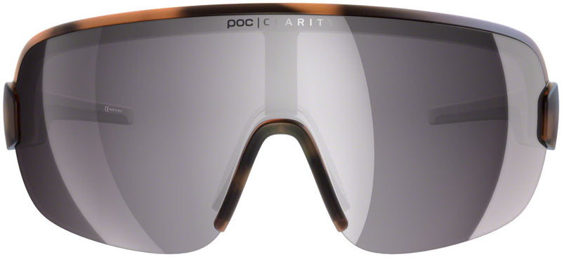 Load image into Gallery viewer, POC Aim Sunglasses - Tortoise Brown Violet/Silver Mirror Lens
