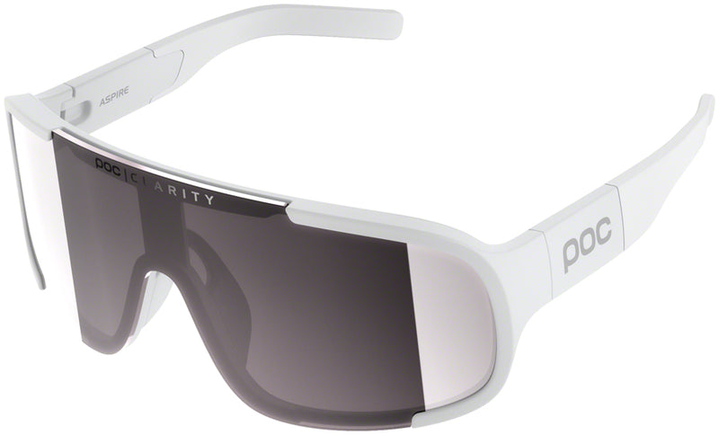 Load image into Gallery viewer, POC Aspire Sunglasses - Hydrogen White Violet/Silver-Mirror Lens
