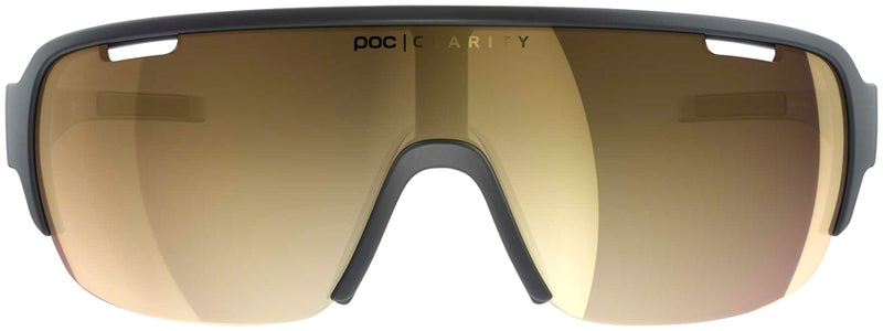 Load image into Gallery viewer, POC Do Half Blade Sunglasses - Uranium Black Violet/Gold-Mirror Lens
