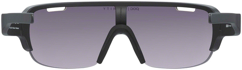 Load image into Gallery viewer, POC Do Half Blade Sunglasses - Uranium Black Violet/Gold-Mirror Lens
