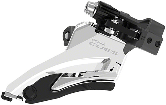 Shimano CUES FD-U6000-M Front Derailleur - 10/11-Speed Double Side Swing Mid Clamp Mount 36/40t Max BLK/Silver