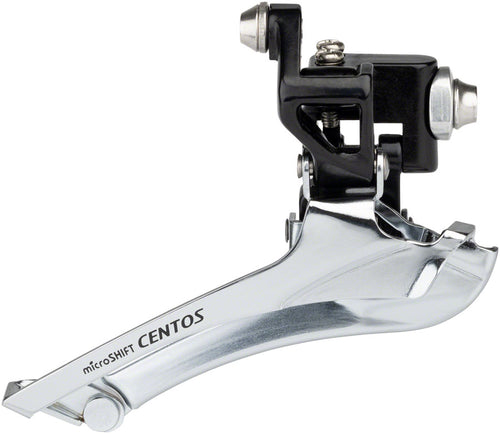 microSHIFT Centos Front Derailleur - 10-Speed Double Braze-On 56t Max Shimano 4700 Compatible