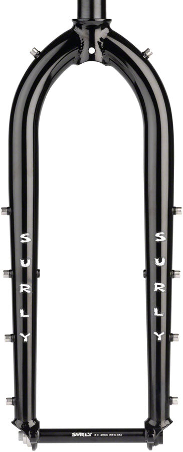 Load image into Gallery viewer, Surly Dinner Fork - 27.5&quot; 110x15mm Thru-Axle 1-1/8&quot; Straight Steerer Steel BLK
