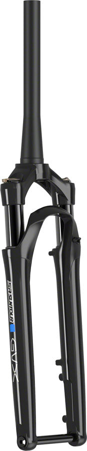 Load image into Gallery viewer, SR Suntour GVX LO R Suspension Fork - 700c 50mm Tapered 12 x 100mm Disc BLK
