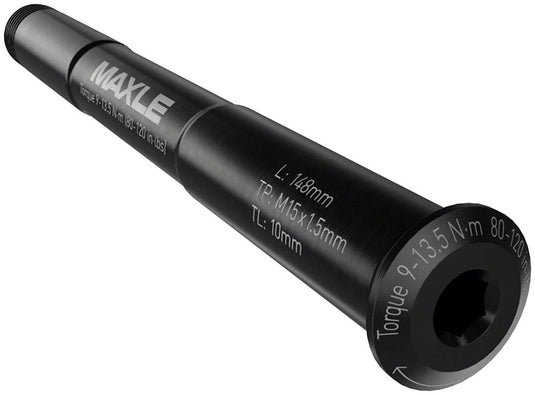 RockShox Maxle Stealth Front - 12x100 134mm Length Thread Length 9mm Pitch M12x1.50 - Rudy