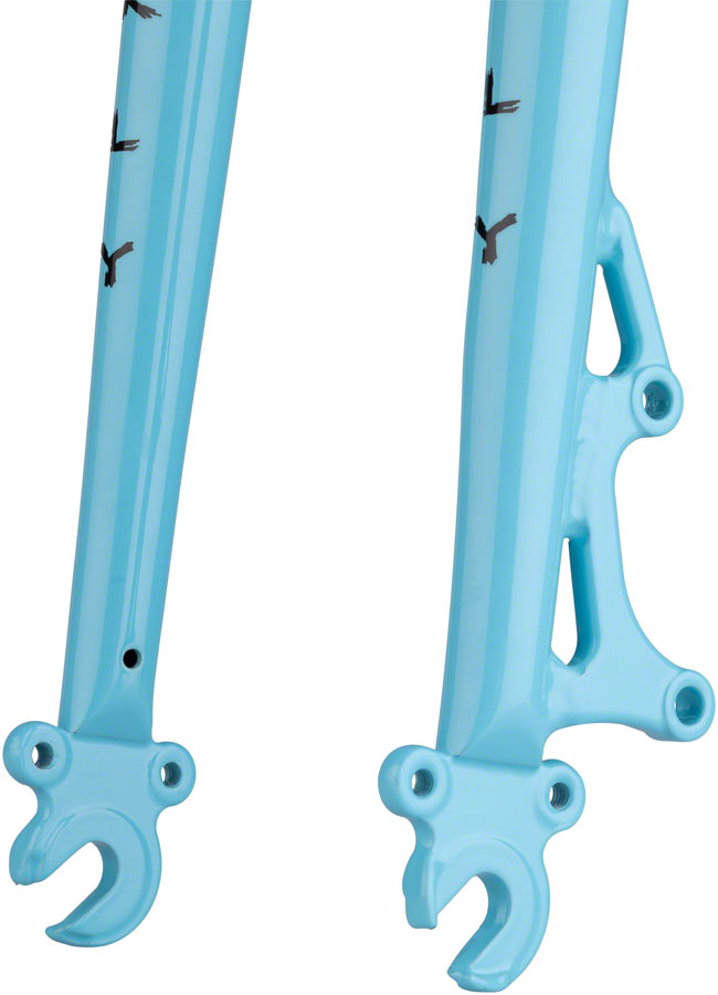 Load image into Gallery viewer, Surly Preamble 650b Fork 9x100mm QR 1-1/8&quot; Straight Steerer Steel Skyrim Blue
