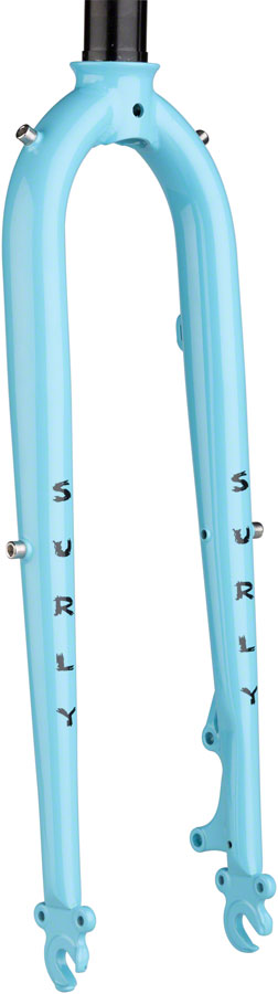 Surly Preamble 700c Fork 9x100mm QR 1-1/8" Straight Steerer Steel Skyrim Blue