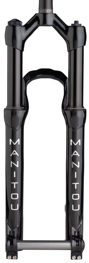 Load image into Gallery viewer, Manitou Circus Expert Suspension Fork - 26&quot; 130 mm 20 x 110 mm 41 mm Offset Gloss BLK Straight Steerer
