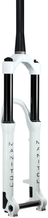 Load image into Gallery viewer, Manitou Circus Expert Suspension Fork - 26&quot; 100 mm 20 x 110 mm 41 mm Offset Gloss White
