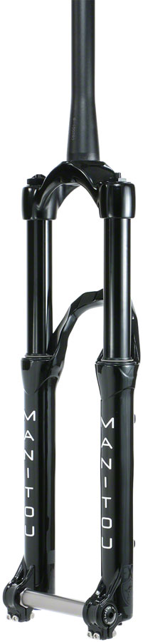 Load image into Gallery viewer, Manitou Circus Expert Suspension Fork - 26&quot; 100 mm 20 x 110 mm 41 mm Offset Gloss BLK
