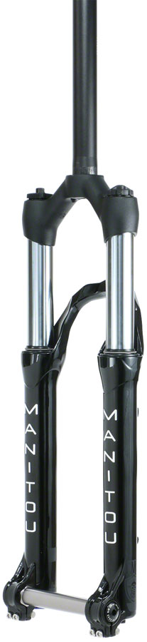 Load image into Gallery viewer, Manitou Circus Comp Suspension Fork - 26&quot; 100 mm 20 x 110 mm 41 mm Offset Gloss BLK Straight Steer
