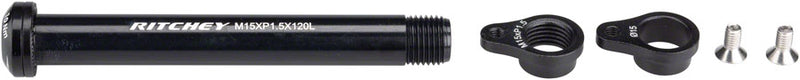 Load image into Gallery viewer, Ritchey 15 x 100 mm Thru-axle Conversion kit 12mm Thu-Axle Carbon Forks includes dropout inserts screws 15mm axle

