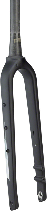 Load image into Gallery viewer, Salsa Waxwing Carbon Deluxe Fork - 700c/650b 100x12mm Thru-Axle 1-1/8&quot; Tapered Carbon Flat Mount Disc BLK Frameset Color Match
