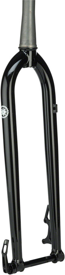 Load image into Gallery viewer, Salsa Cro Moto Grande Fork - 29&quot; 100x15mm Thru-Axle 1-1/8&quot; Tapered Steel IS Disc BLK

