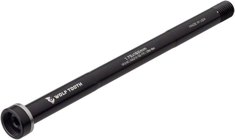 Load image into Gallery viewer, Wolf Tooth Rear Thru Axle - M12 1.75 x 192mm Black
